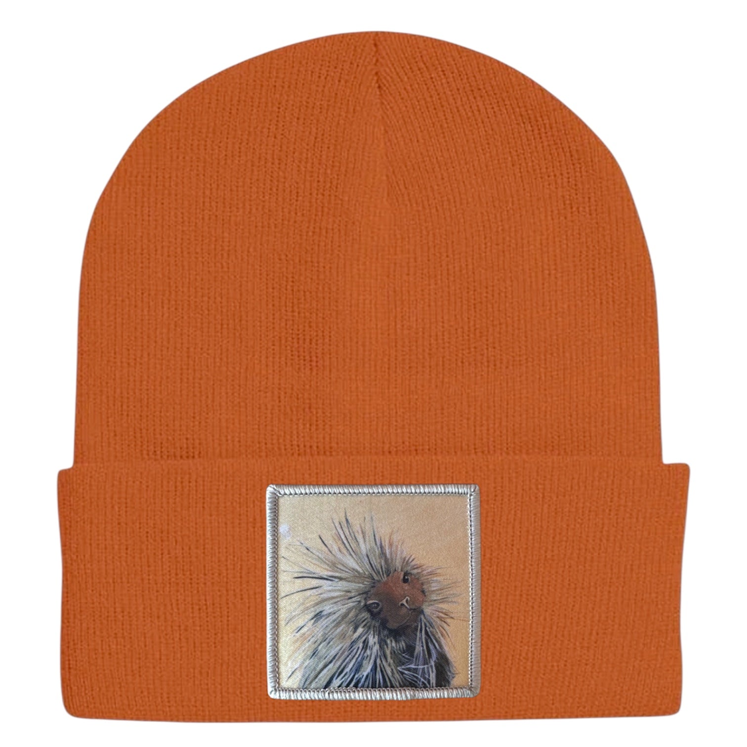 I don't mean to Burst your Bubble! Porcupine Beanie Hats Flyn Costello Burnt Orange