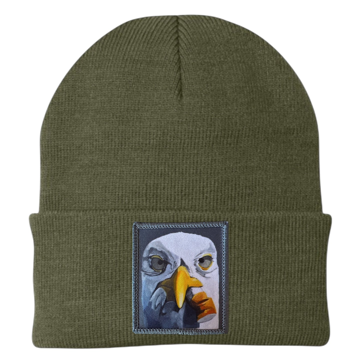 Seagull with Cig Beanie Hats Flyn Costello Olive