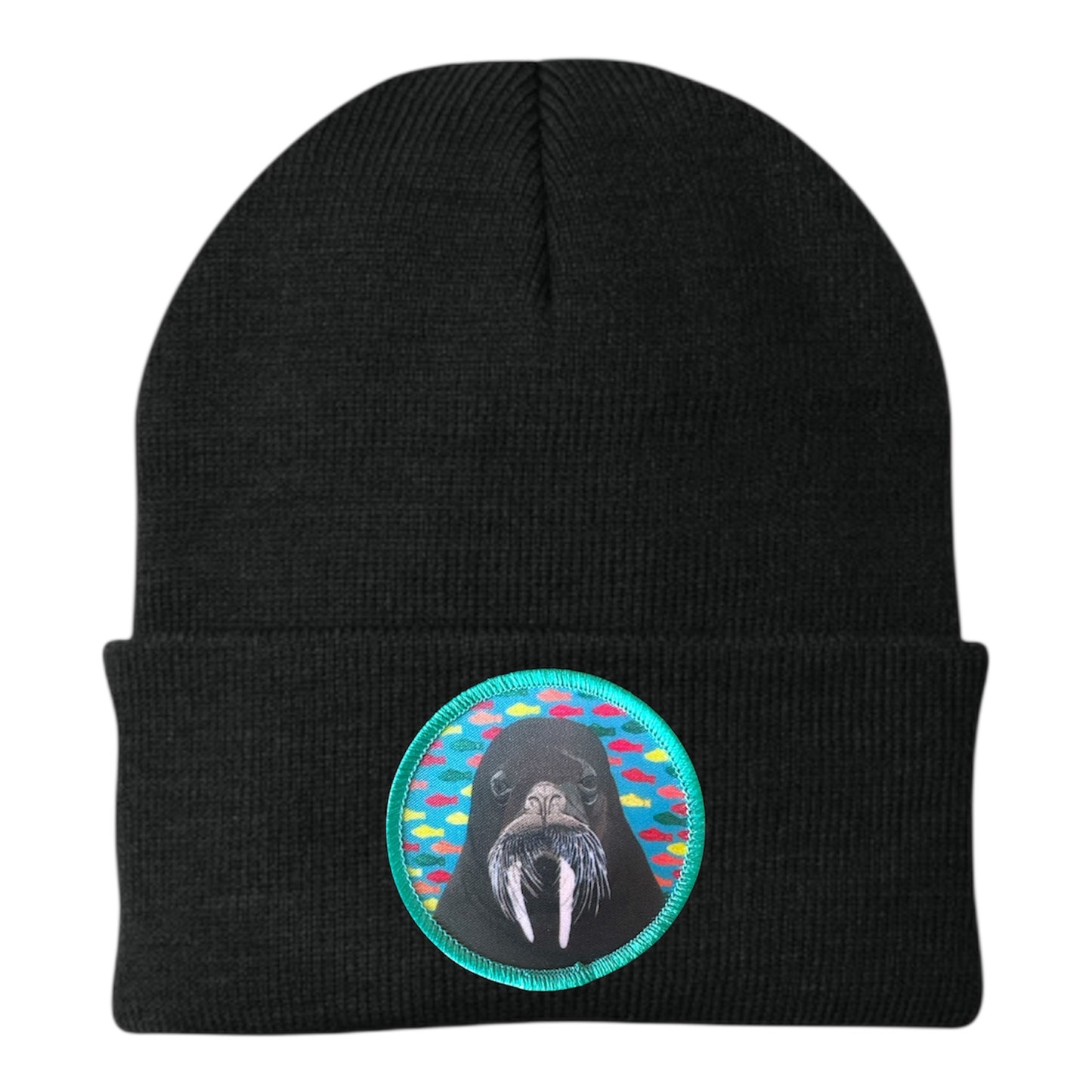 Walrus Dreams Beanie Hats Flyn Costello Black