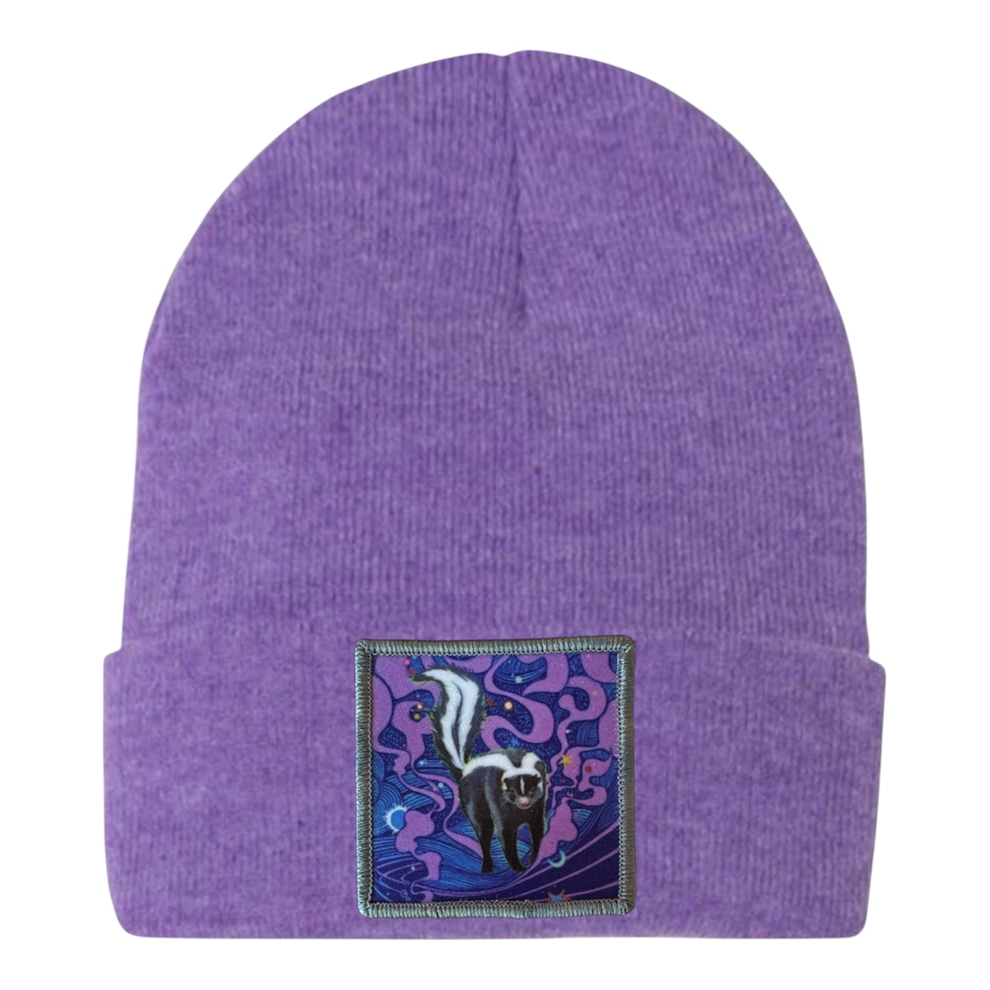 Skunky Haze Beanie Hats FlynHats Heather Purple