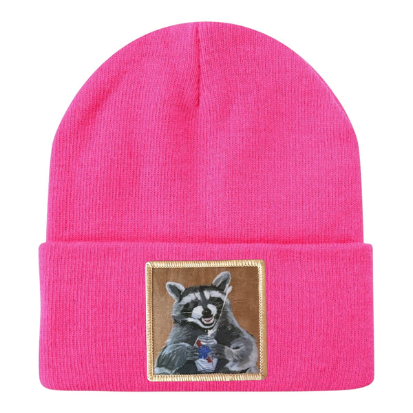 BEER BANDIT Raccoon Beanie – FLYNhats
