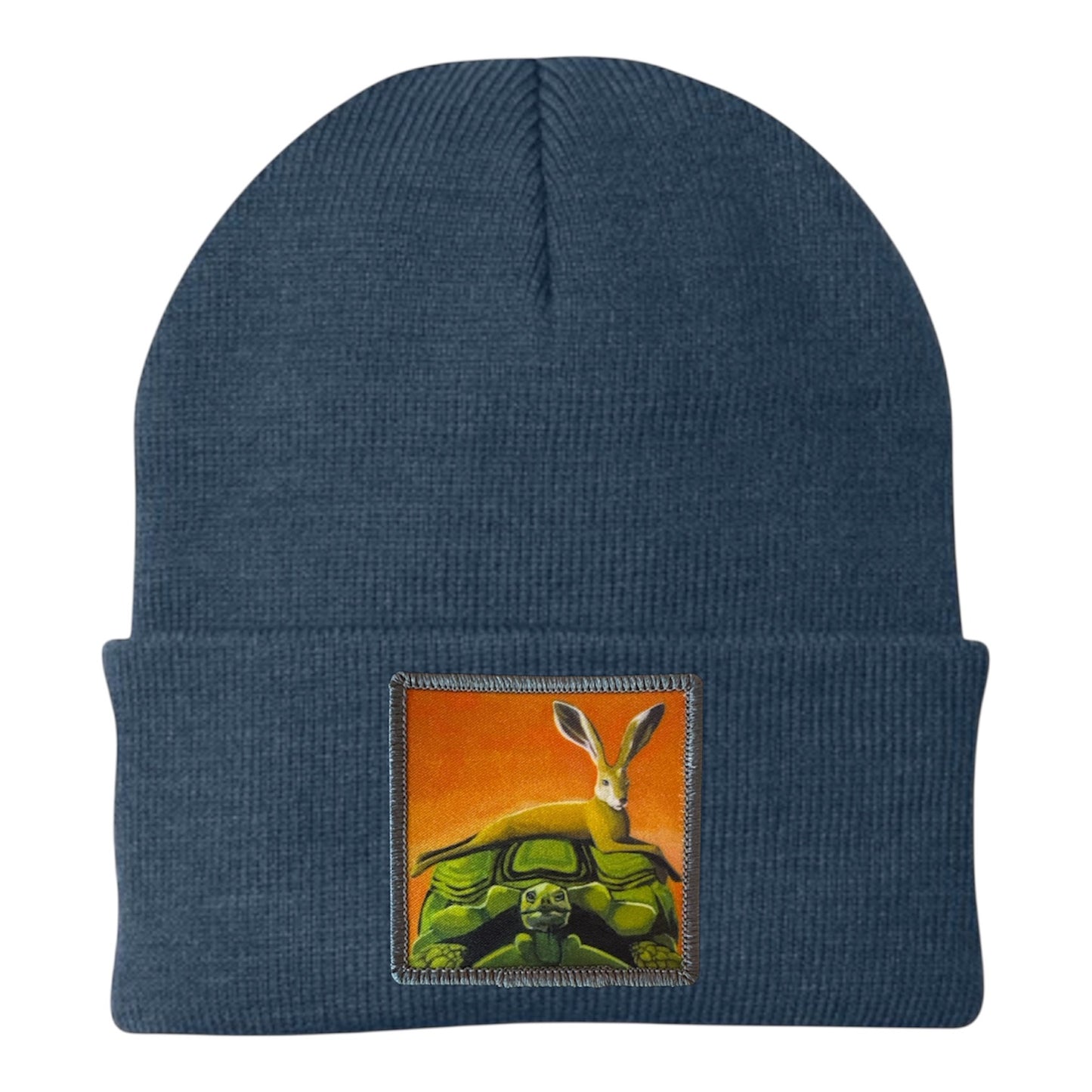 The Tortoise By a Hare Beanie Hats FlynHats