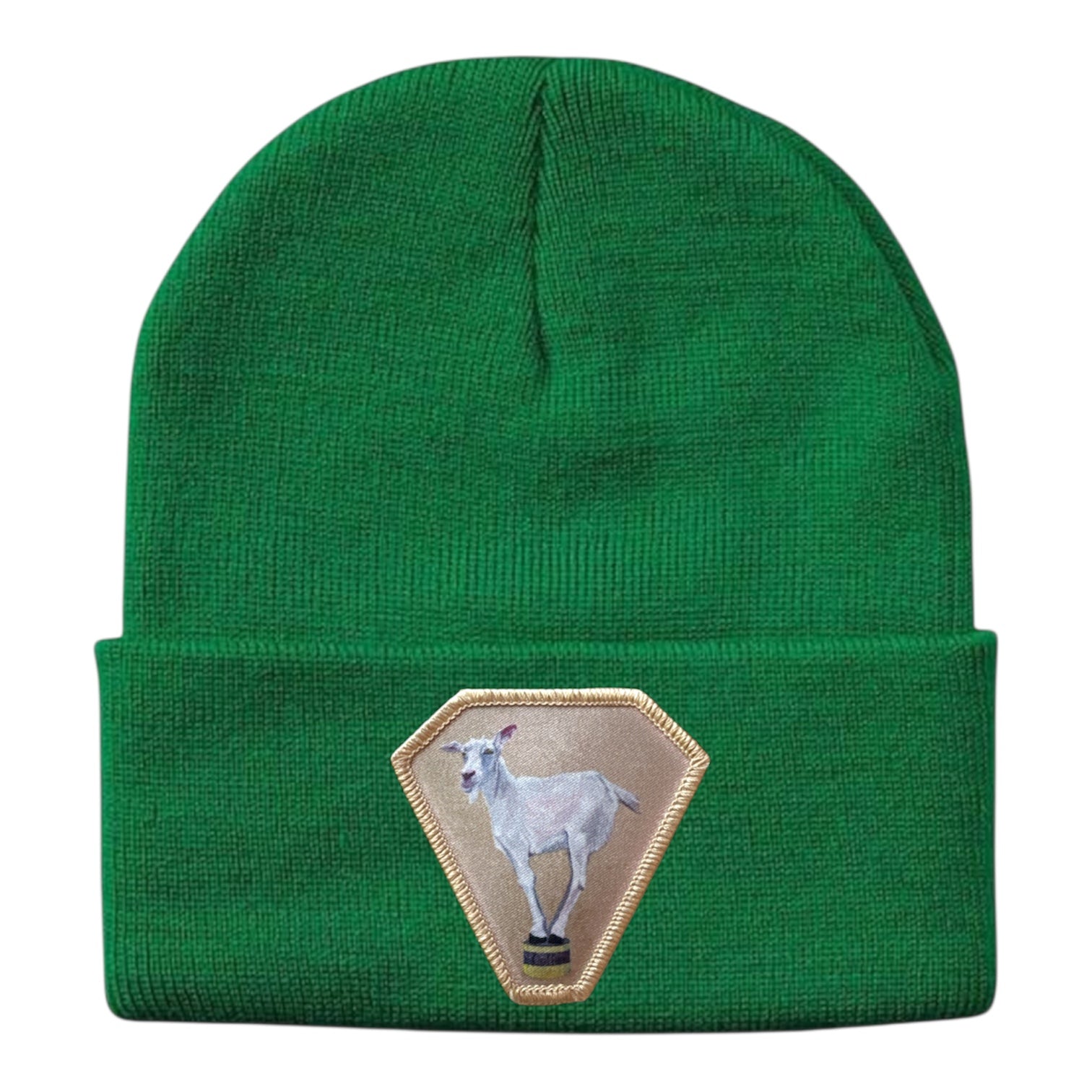Diamond Goat Beanie Hats Flyn Costello Kelley Green