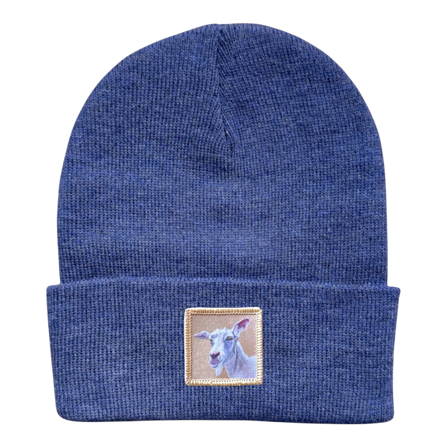 Little Goat Beanie Hats Flyn Costello Heather Blue