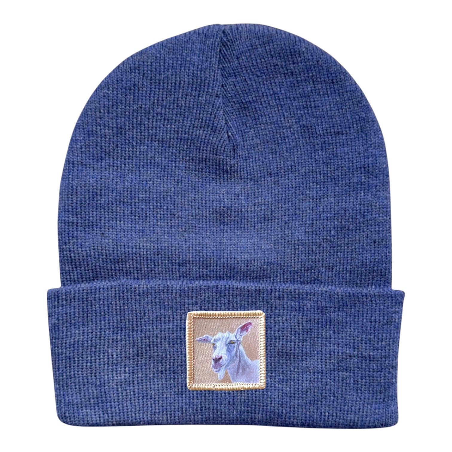 Little Goat Beanie Hats Flyn Costello Heather Blue