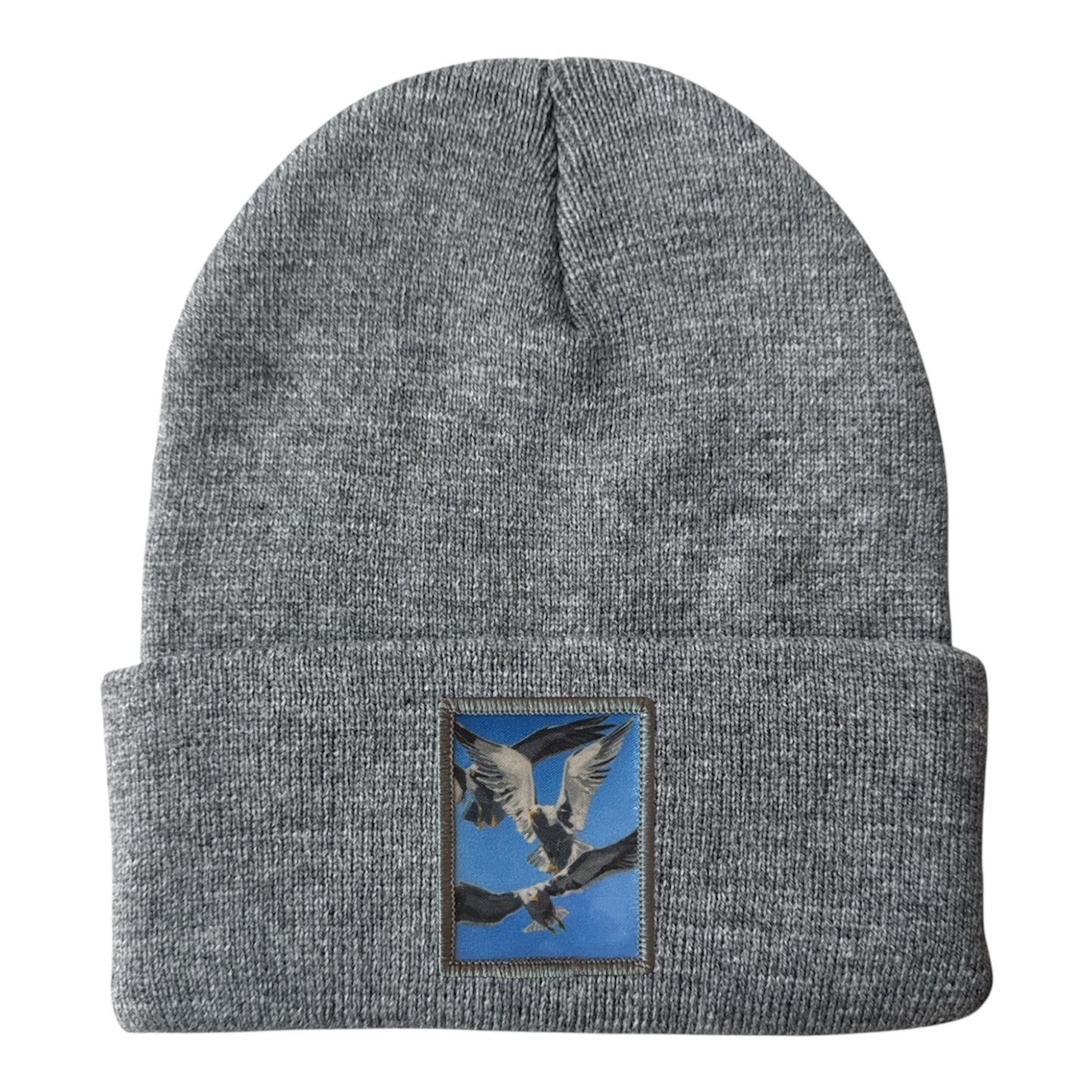 Flock Of Seagulls Beanie Hats FlynHats Grey