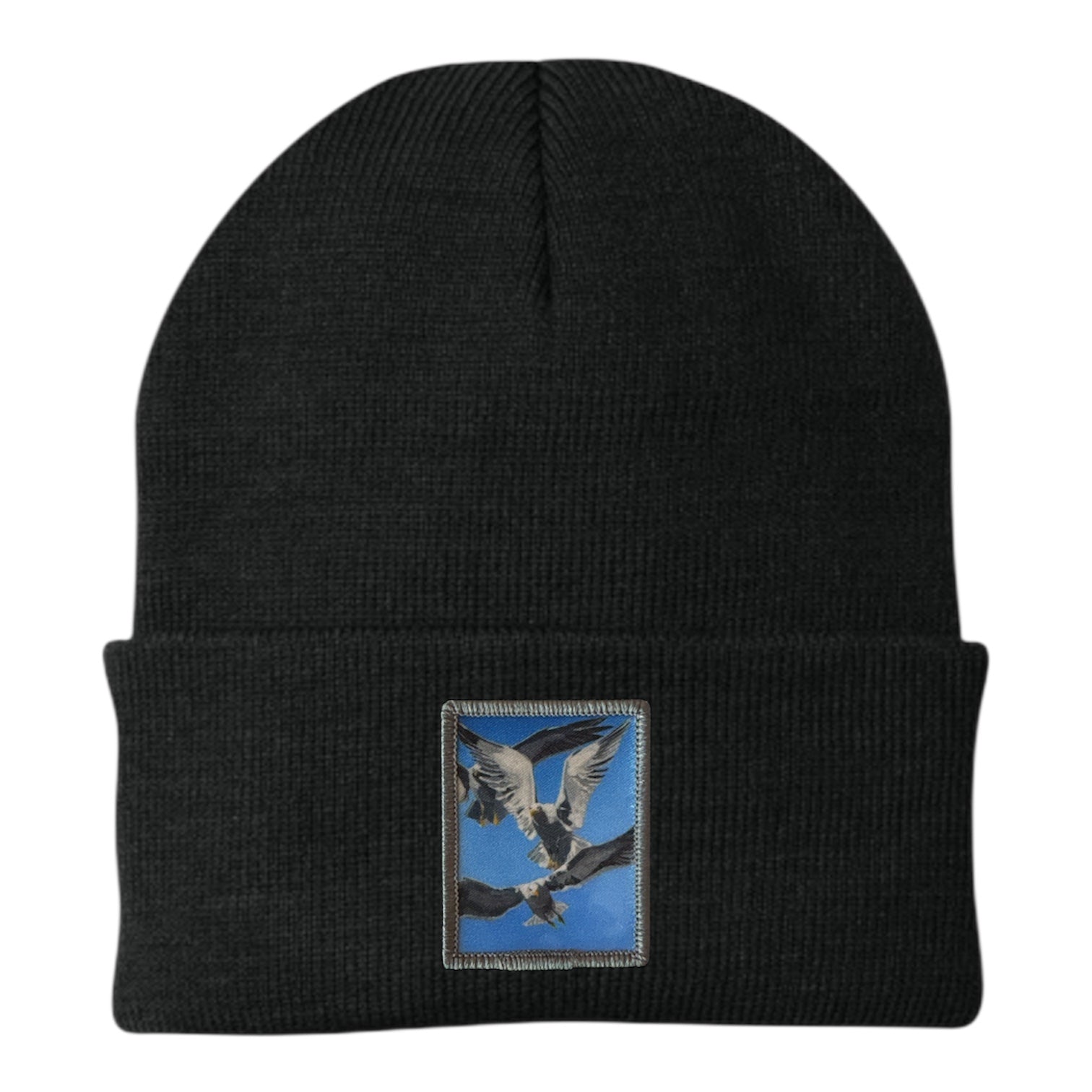 Flock Of Seagulls Beanie Hats FlynHats Black