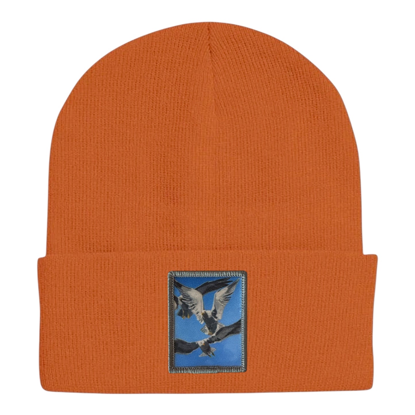 Flock Of Seagulls Beanie Hats FlynHats Burnt Orange