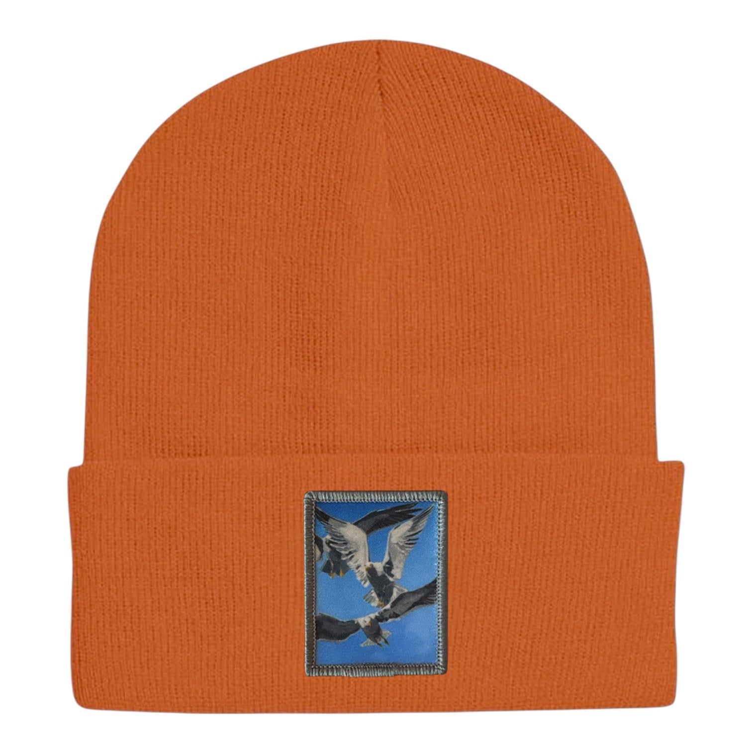 Flock Of Seagulls Beanie Hats FlynHats Burnt Orange