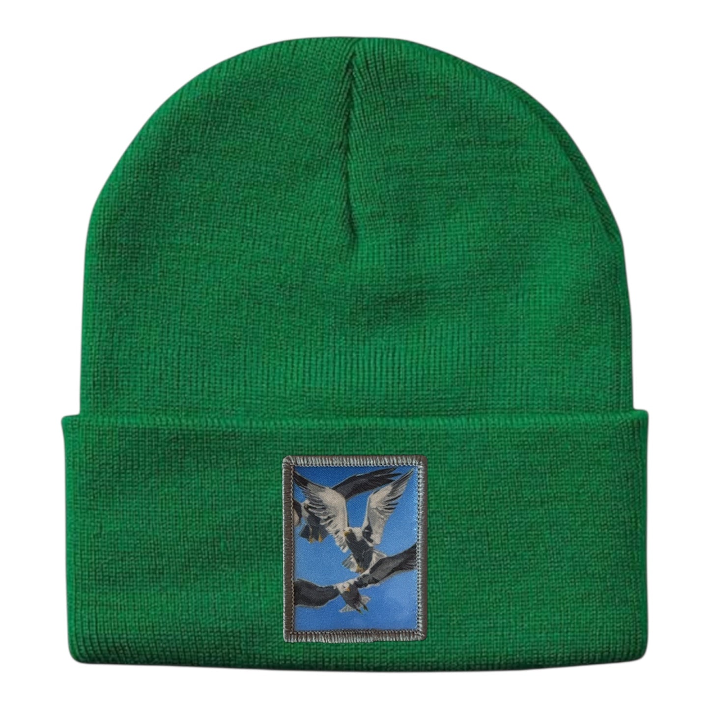 Flock Of Seagulls Beanie Hats FlynHats Kelley Green