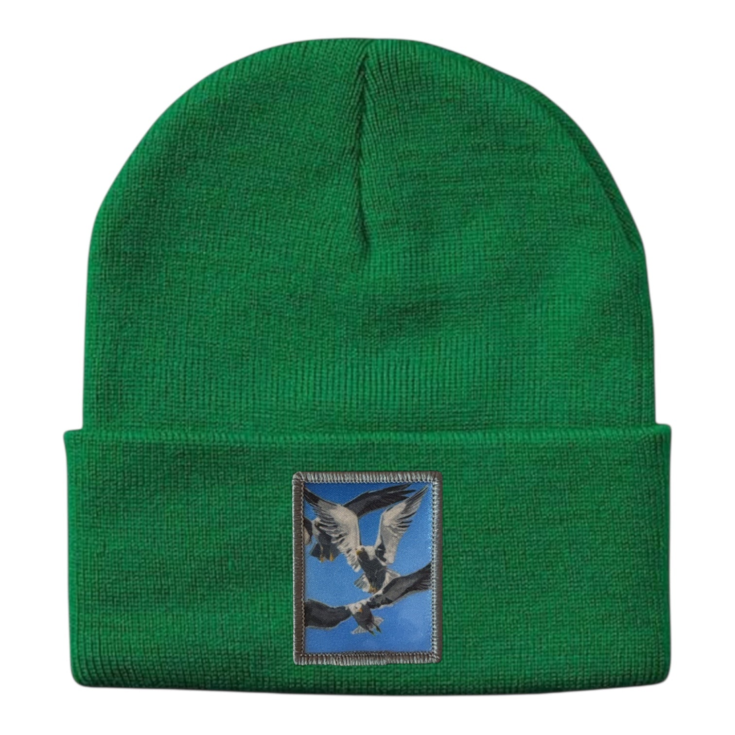 Flock Of Seagulls Beanie Hats FlynHats Kelley Green