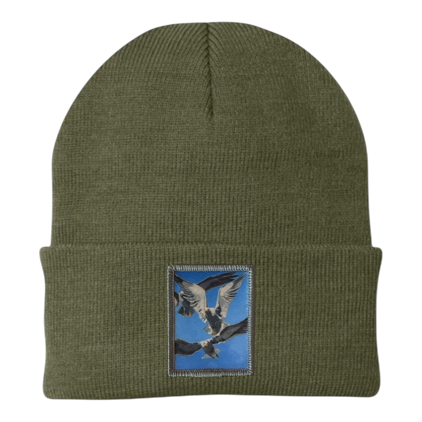 Flock Of Seagulls Beanie Hats FlynHats Olive