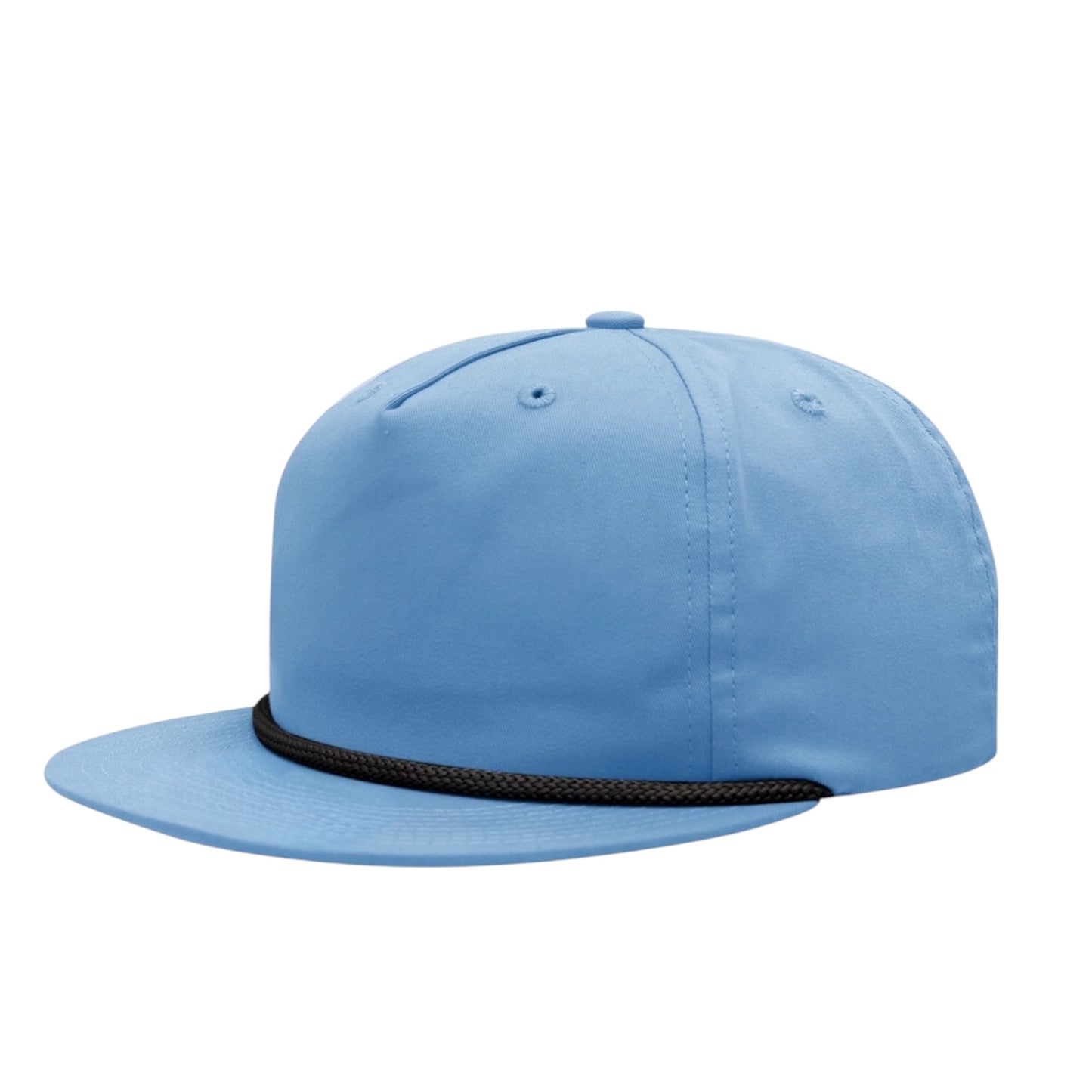 Sky/Black Rope Cap