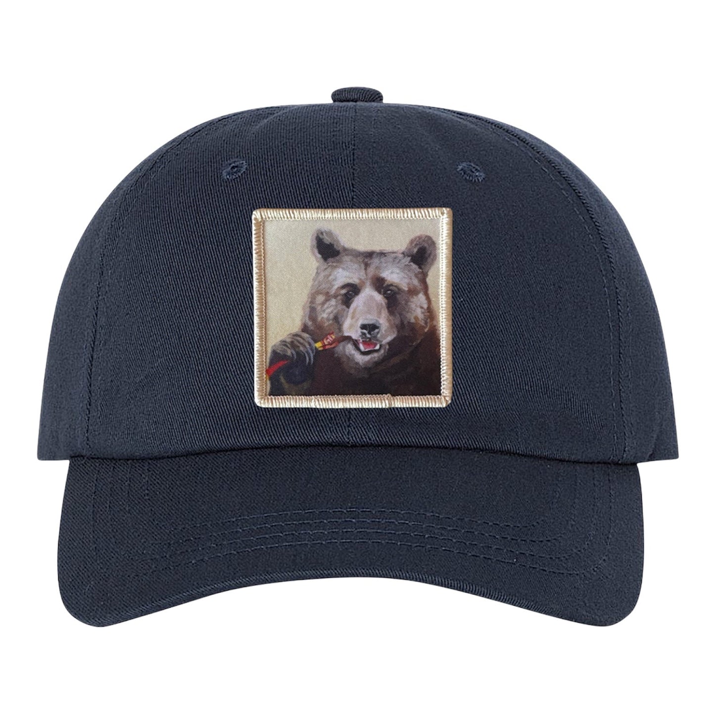 Slim Jim Dad Hat Hats FlynHats Eco-Washed Navy