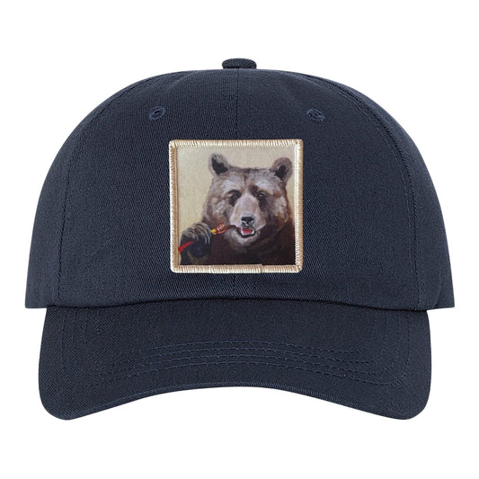 Slim Jim Dad Hat Hats FlynHats Eco-Washed Navy