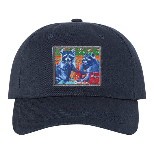 Junkfood Bandits Dad Hat Hats FlynHats Eco-Washed Navy