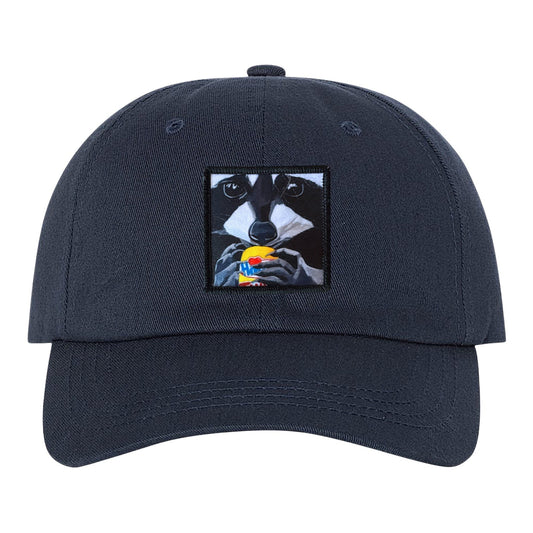 The Snack Kid Dad Hat Hats FlynHats Eco-Washed Navy