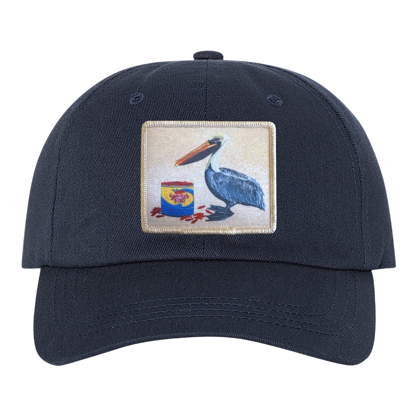 Gone Fishin' Dad Hat Hats FlynHats Eco-Washed Navy