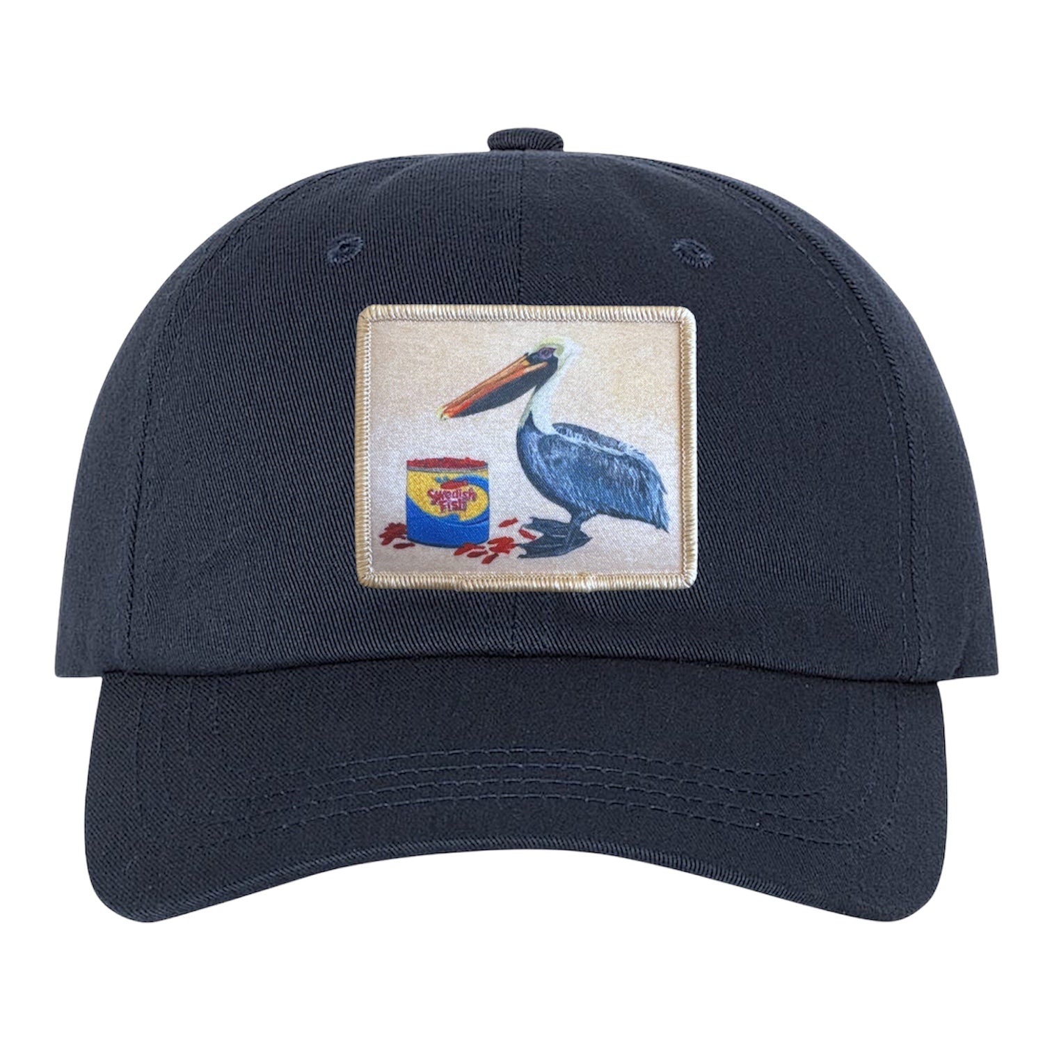 Gone Fishin' Dad Hat Hats FlynHats Eco-Washed Navy