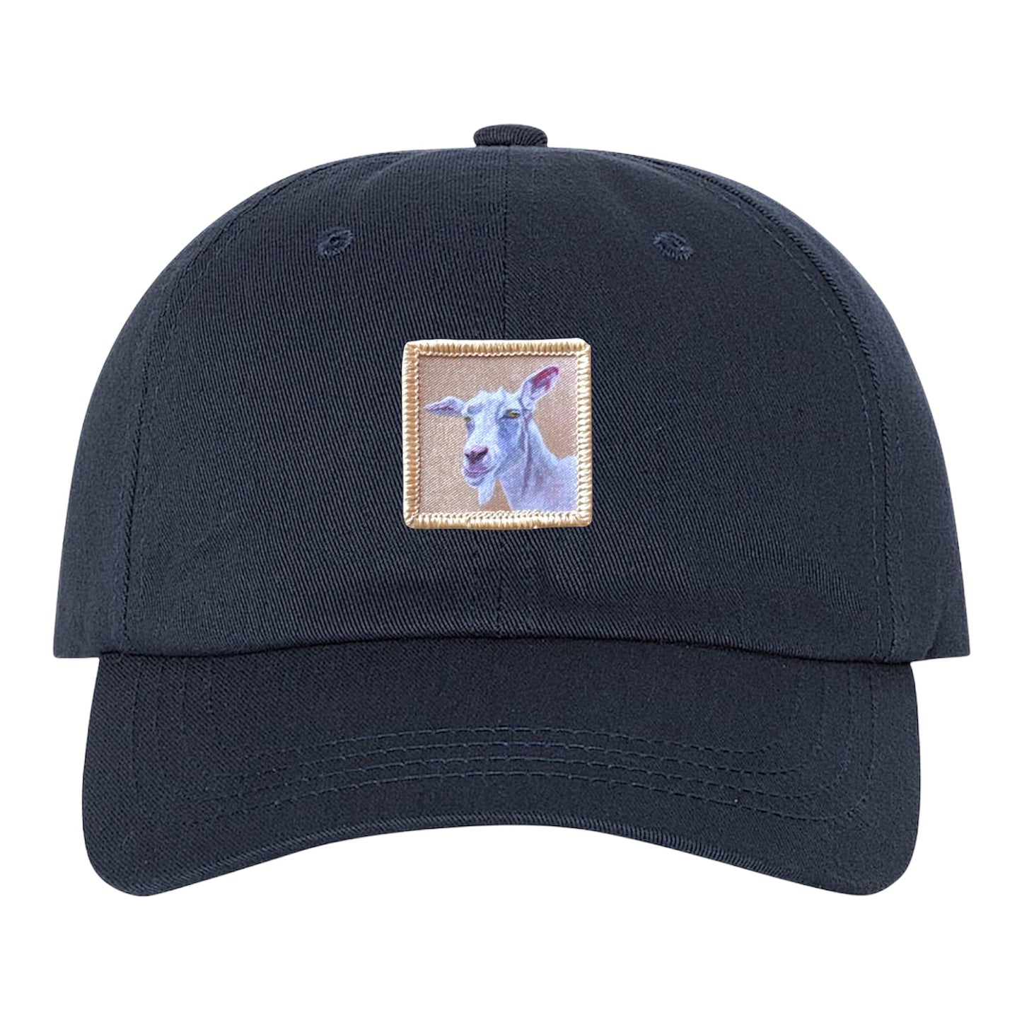 Eco-Washed Navy Dad Hat Hats FlynHats Little Goat
