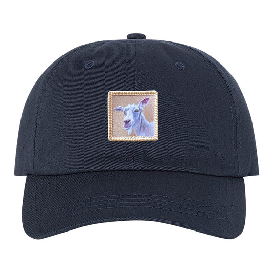 Little Goat Dad Hat Hats FlynHats Eco-Washed Navy