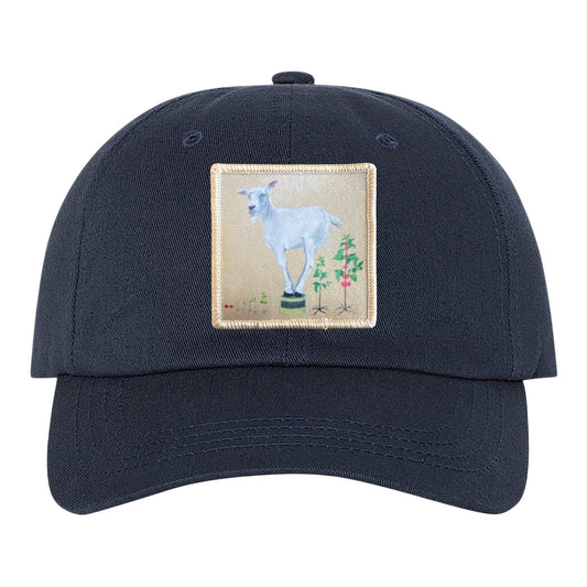 The Discoverer Dad Hat Hats FlynHats Eco-Washed Navy