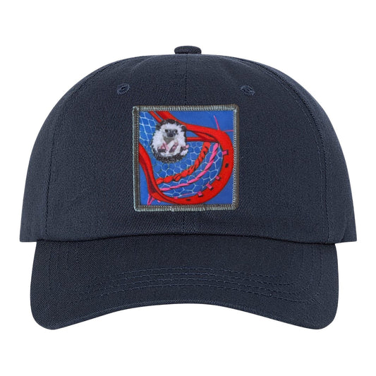 Ball Hog Dad Hat Hats FlynHats Eco-Washed Navy