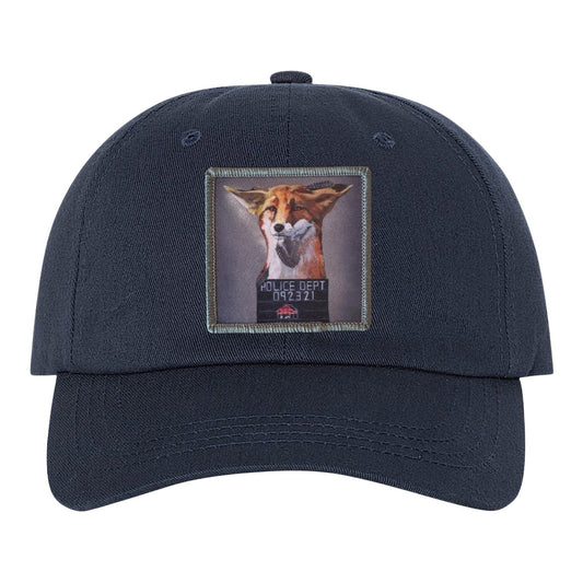 The Usual Suspects: Fox Dad Hat Hats FlynHats Eco-Washed Navy