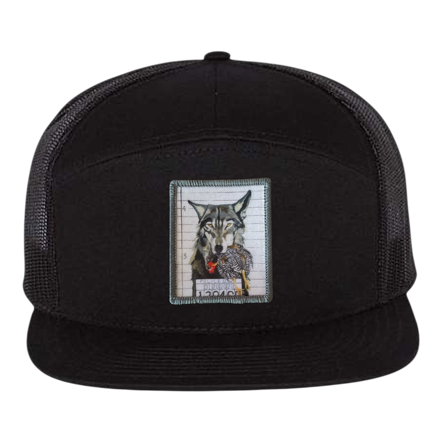 Black Seven Panel Hats Flyn Costello The Usual Suspects: Wolf