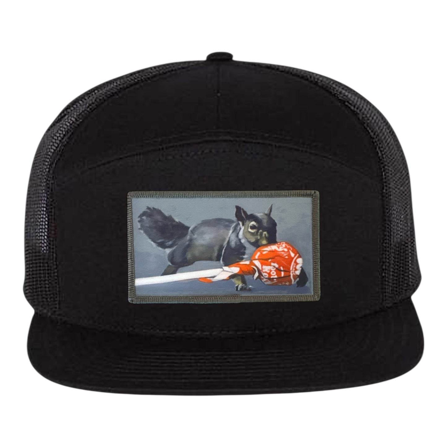 Black Seven Panel Hats Flyn Costello Secret Stash