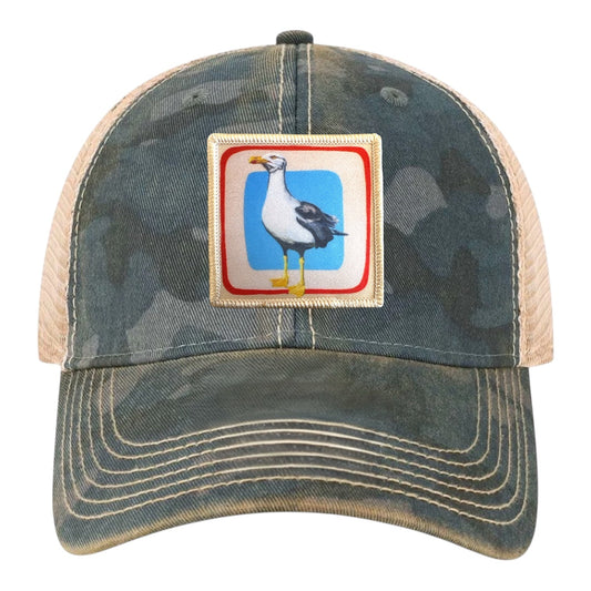 Seagull Unstructured Hat Hats FlynHats Navy Camo