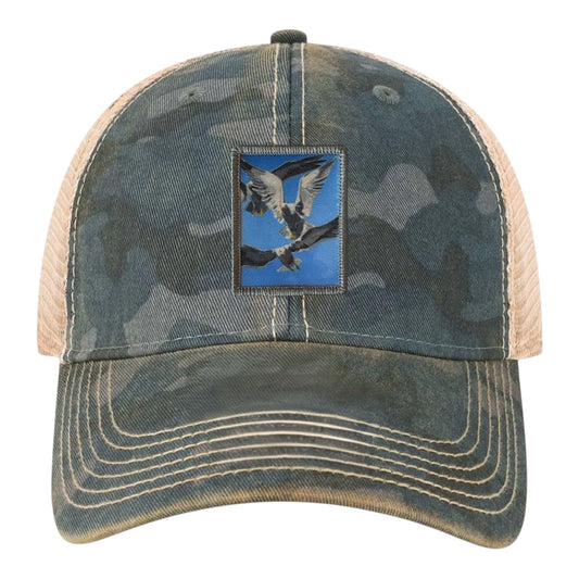 Flock Of Seagulls Unstructured Hat Hats FlynHats Navy Camo