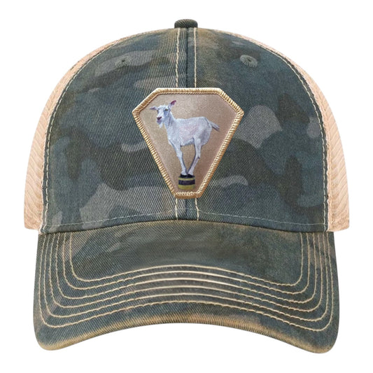 Diamond Goat Unstructured Hat Hats FlynHats Navy Camo