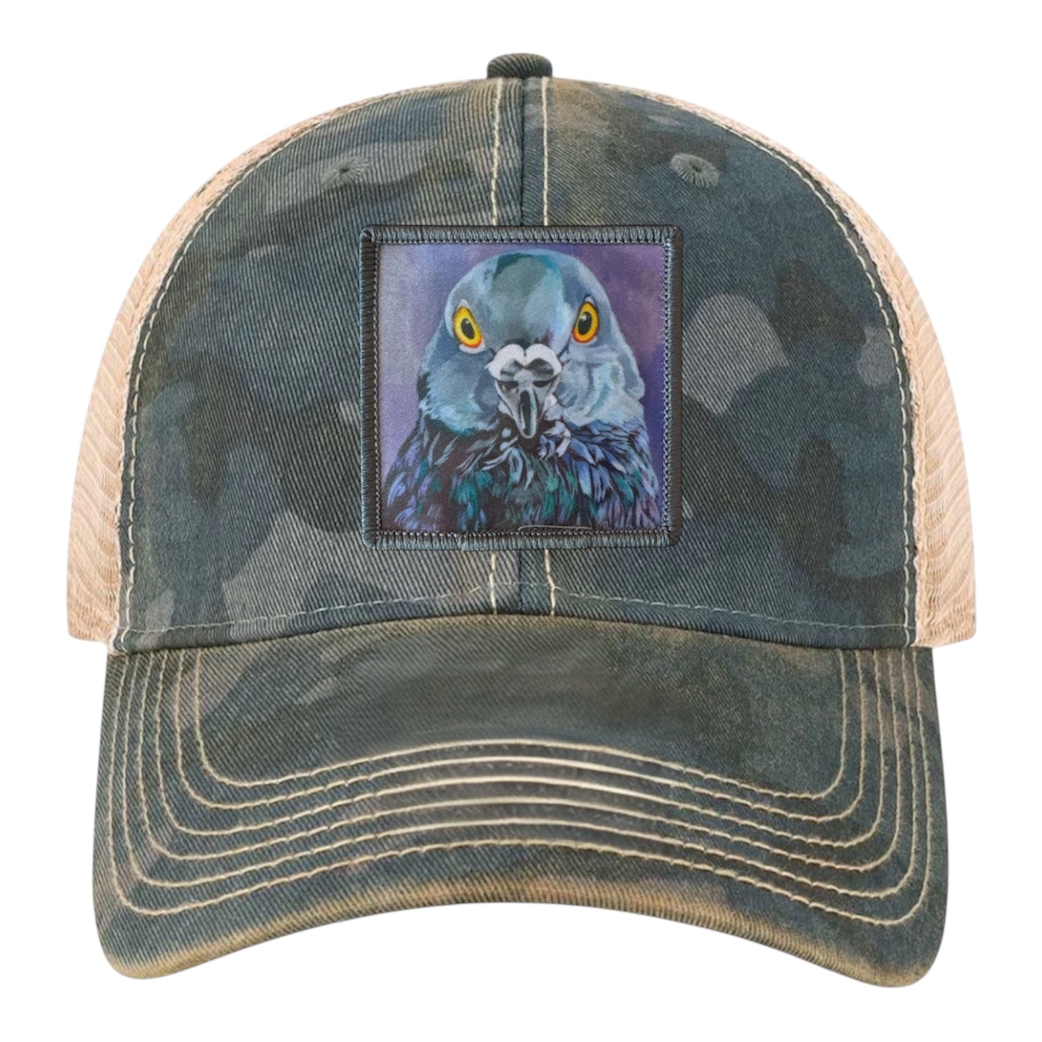 City Bird Unstructured Hat Hats FlynHats Navy Camo