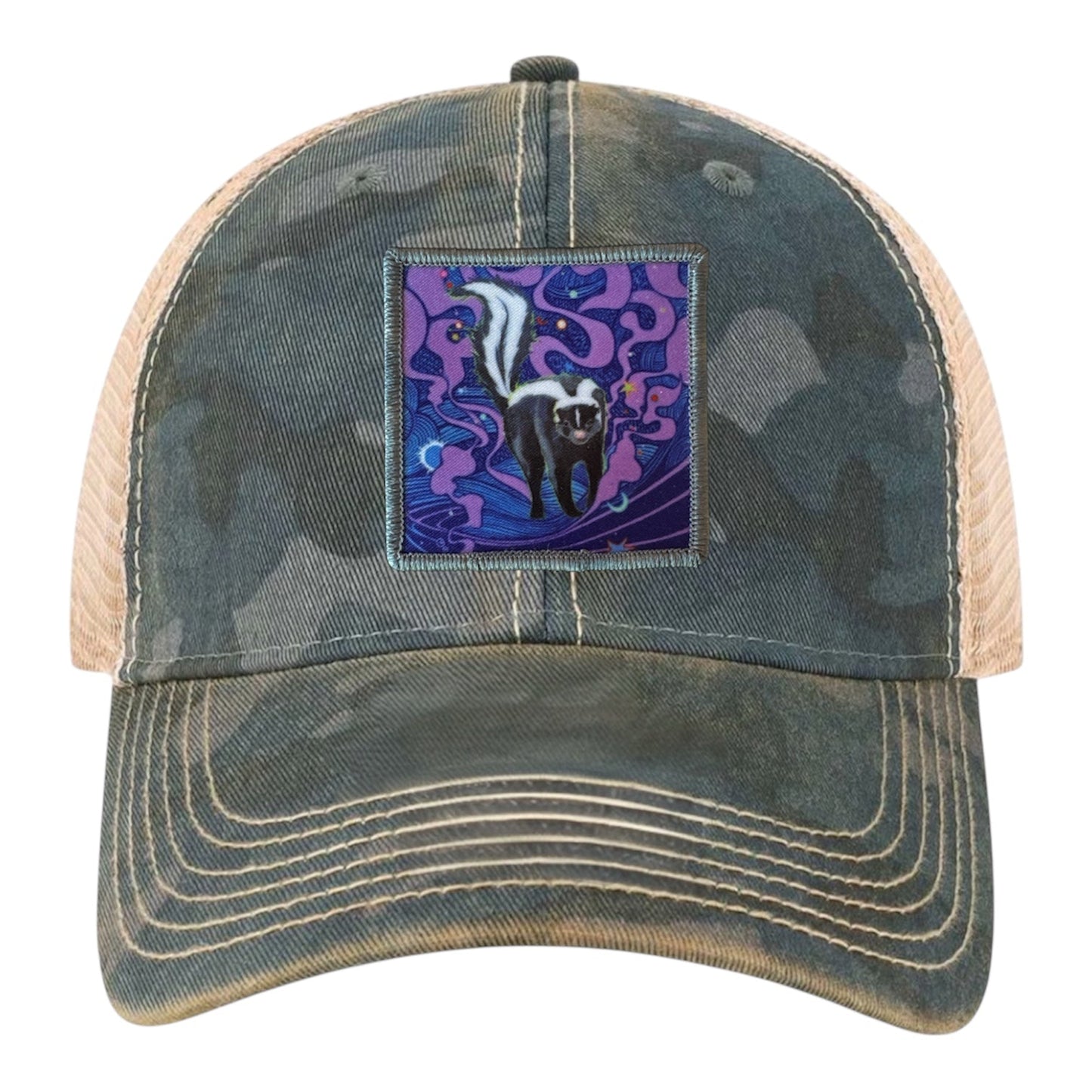 Skunky Haze Unstructured Hat Hats FlynHats Navy Camo