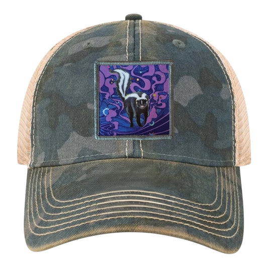Skunky Haze Unstructured Hat Hats FlynHats Navy Camo