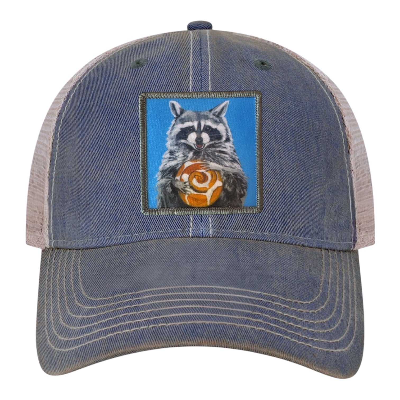 Navy/ Khaki Trucker Cap Hats FlynHats Cinnabun Bandit