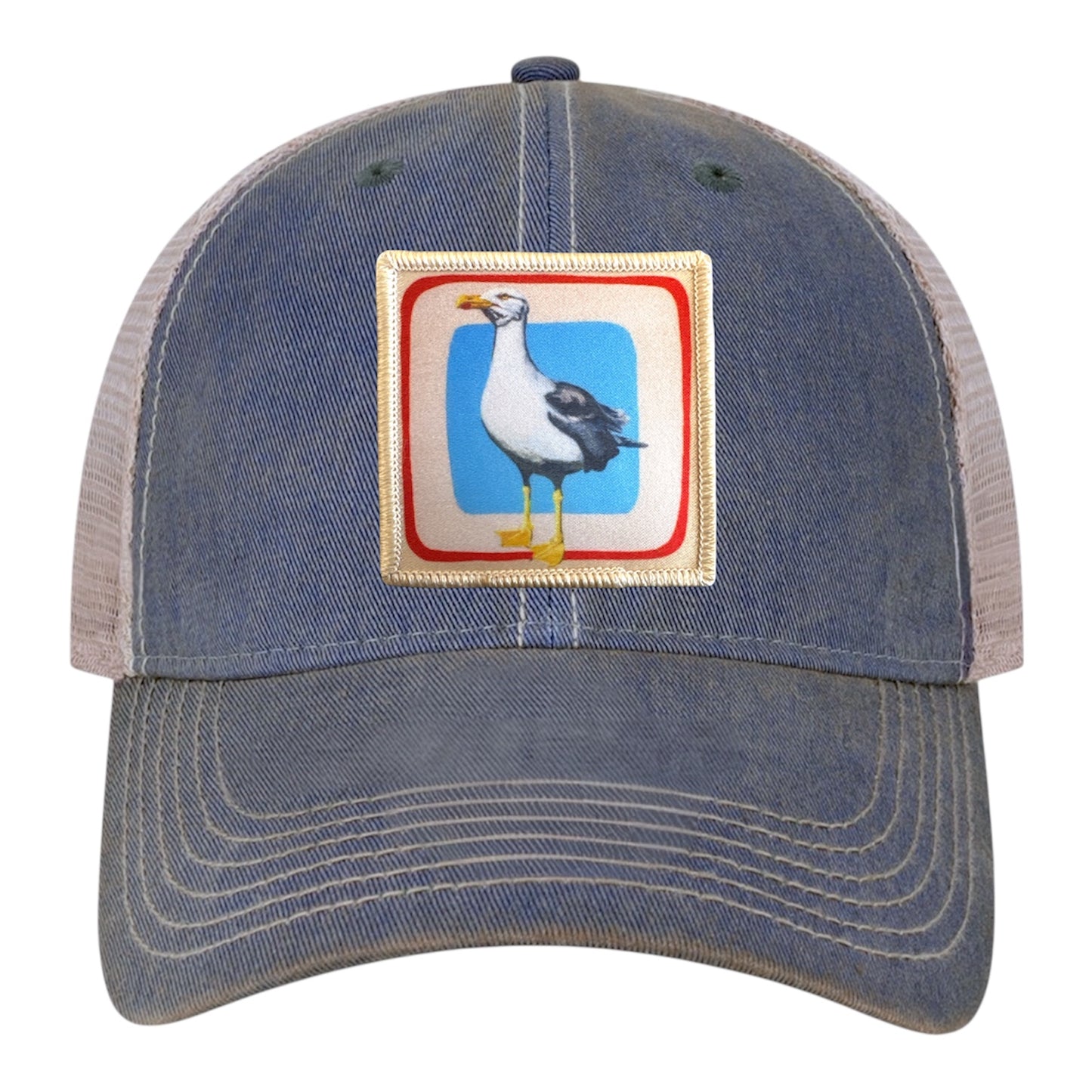 Navy/ Khaki Trucker Cap Hats FlynHats Seagull