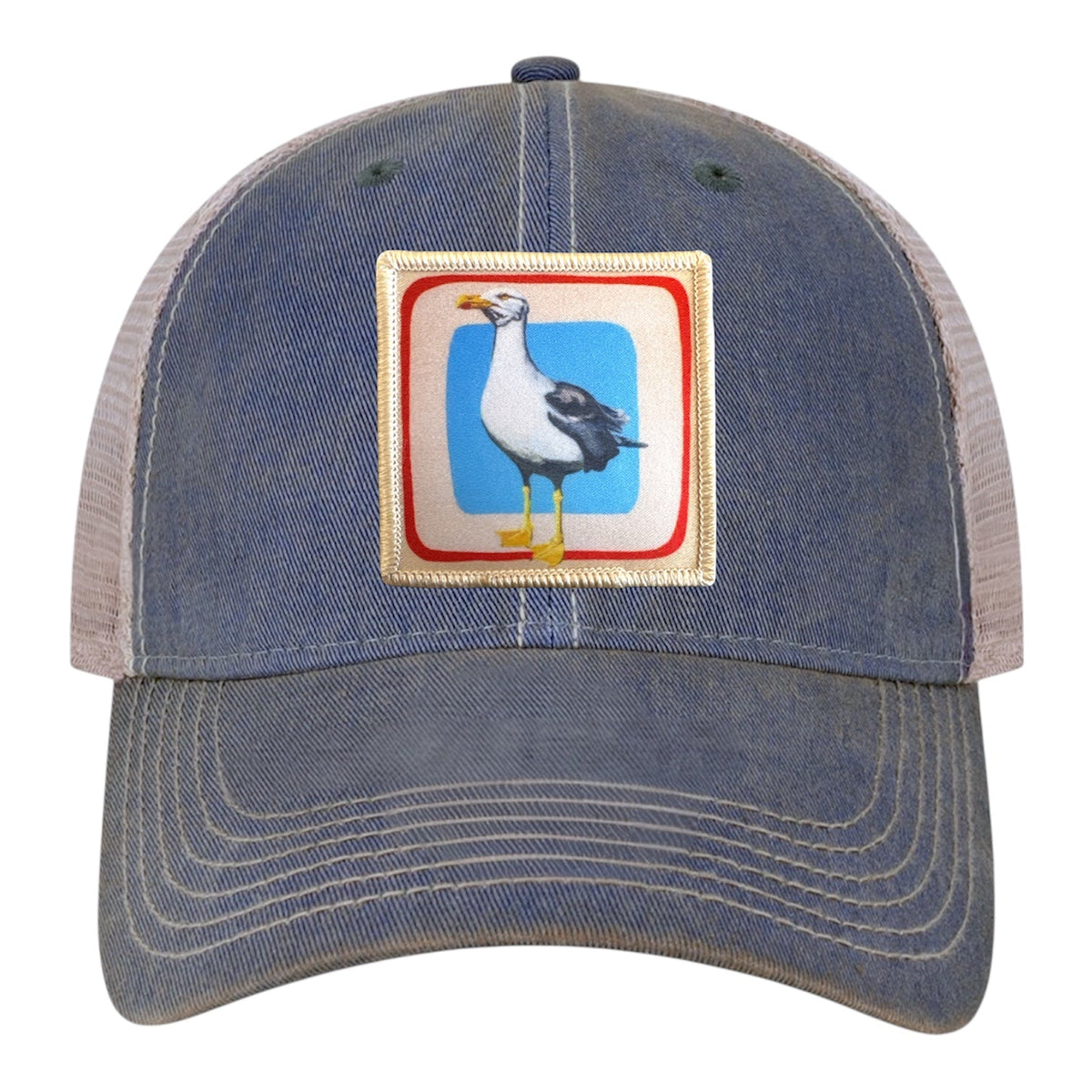 Seagull Unstructured Hat Hats FlynHats Navy Khaki