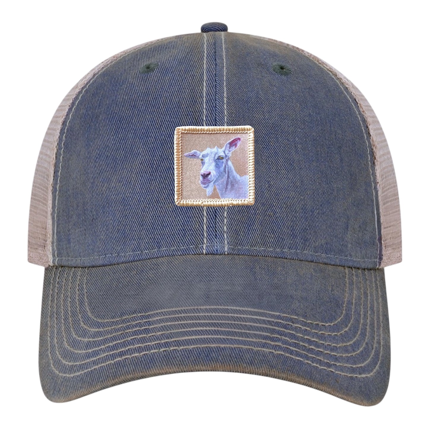 Navy/ Khaki Trucker Cap Hats FlynHats Little Goat