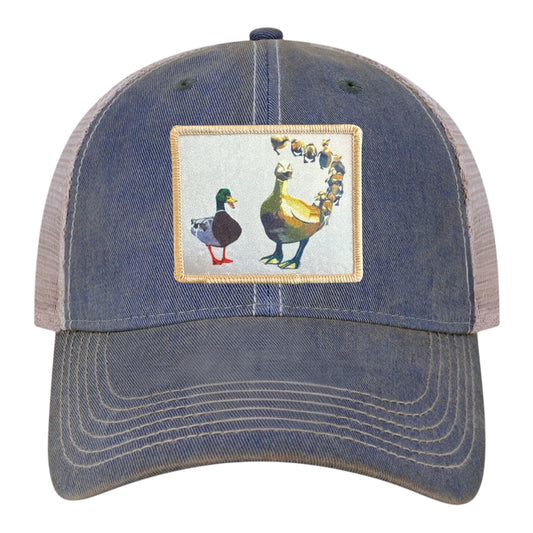 Navy/ Khaki Trucker Cap Hats FlynHats Make Way