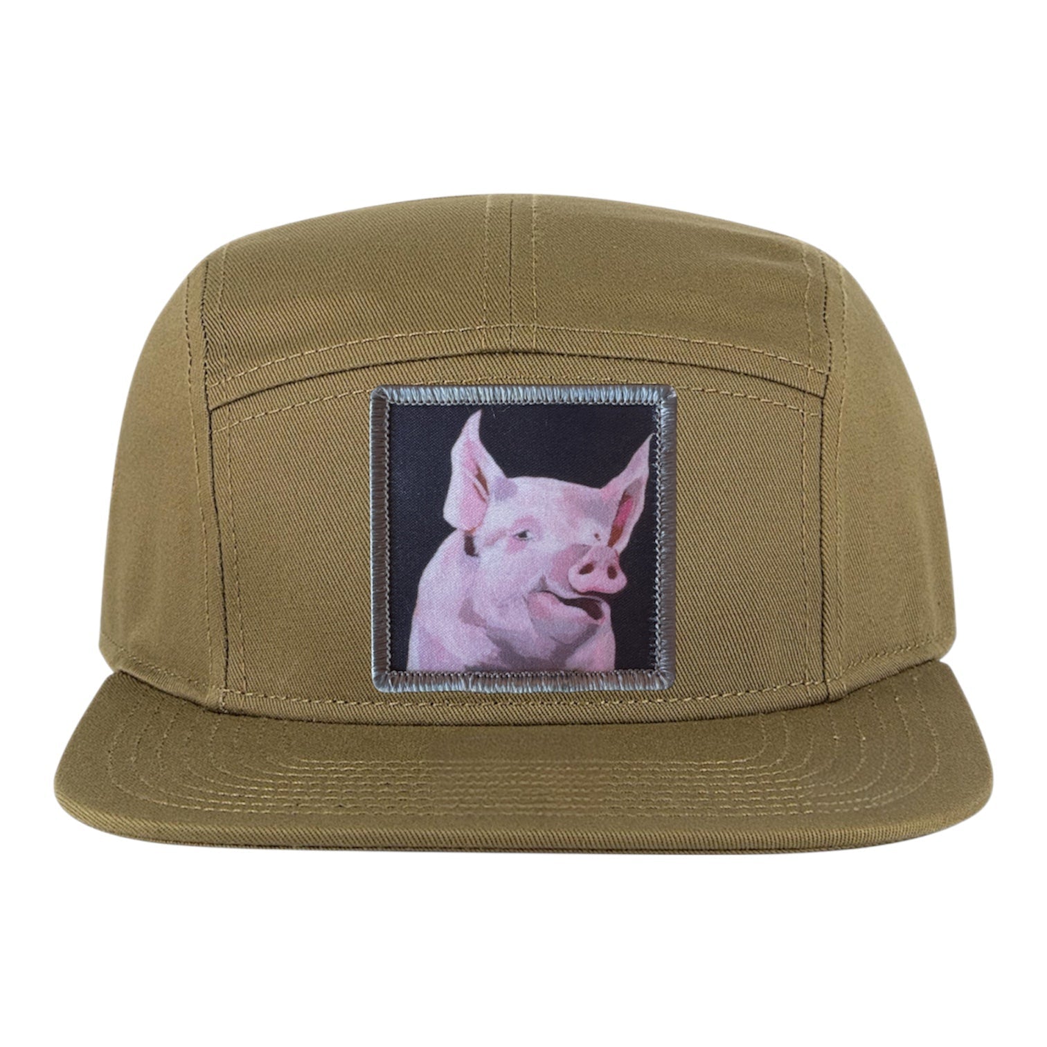 Piggie Camper Hat Hats FlynHats Coyote