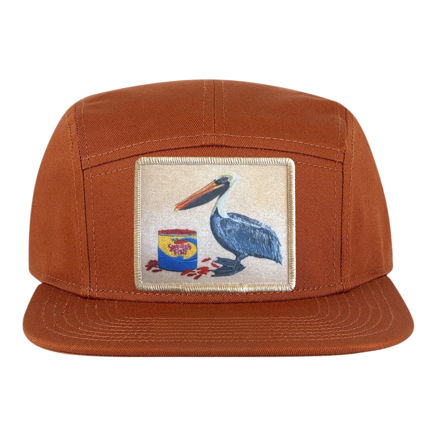 Gone Fishin' Camper Hat Hats FlynHats Orange