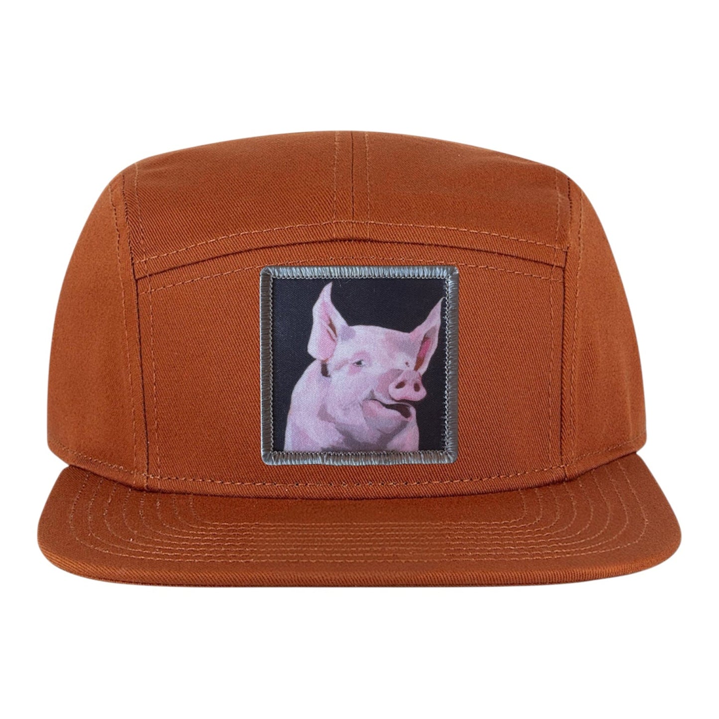 Piggie Camper Hat Hats FlynHats Orange