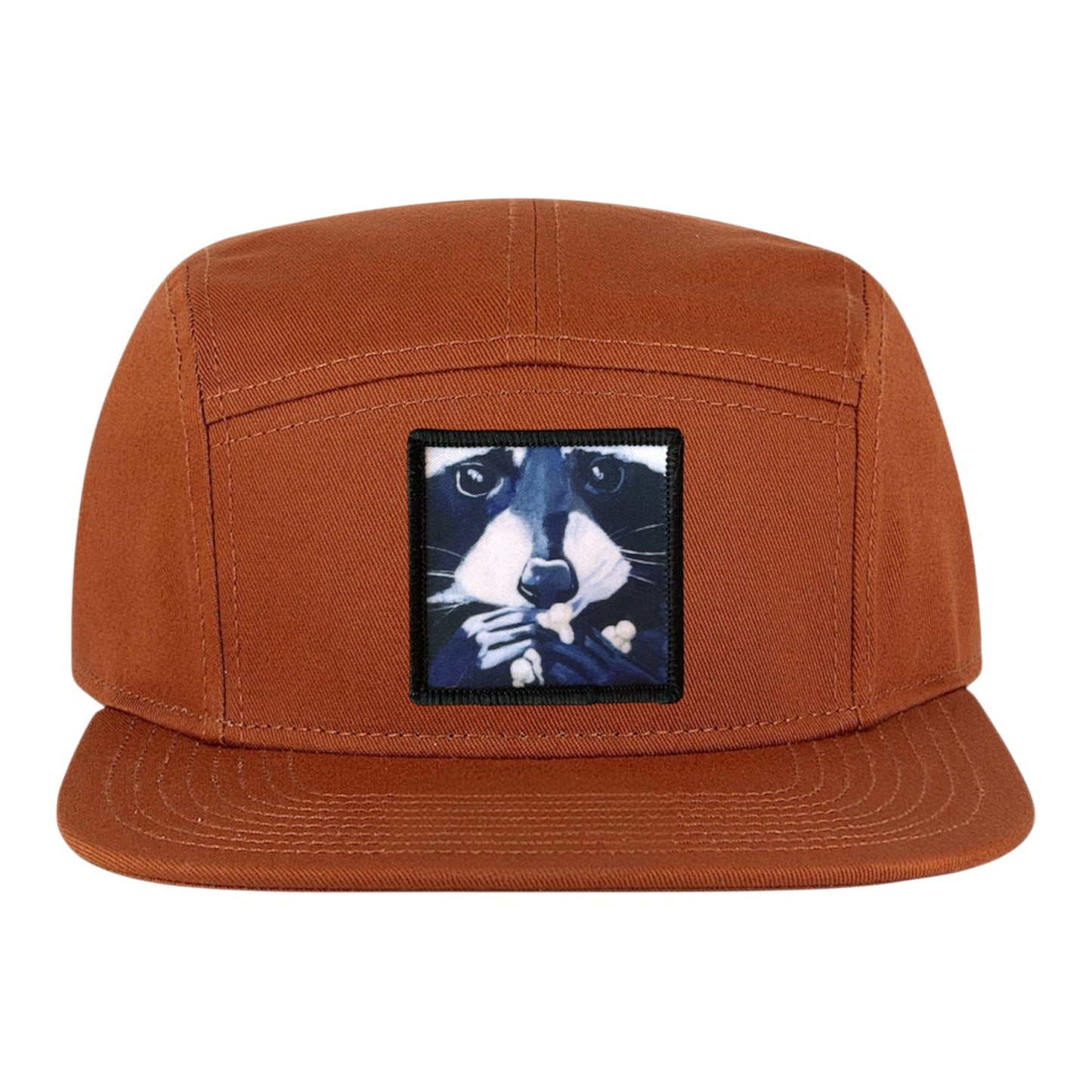 Raccoon Pop Camper Hat Hats FlynHats Orange