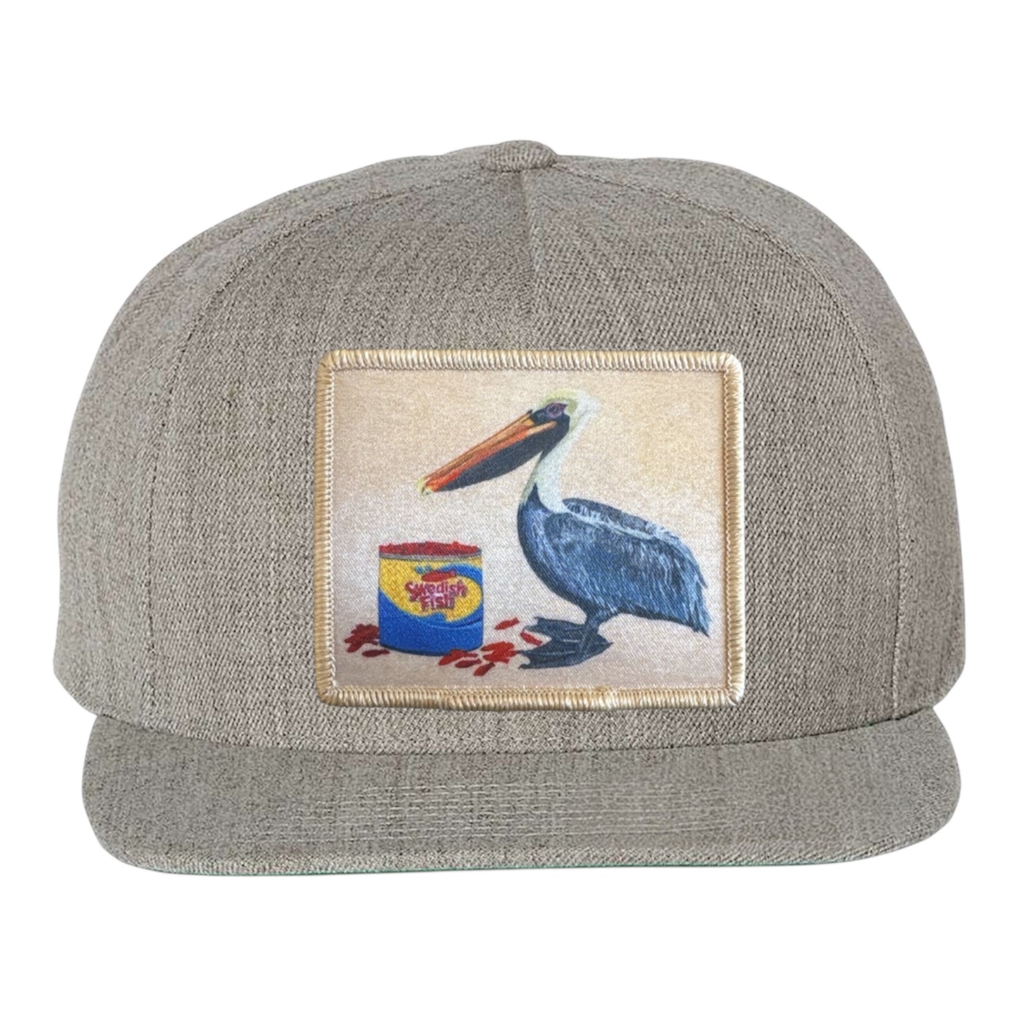 Heather Grey Snapback Hats Flyn Costello Gone Fishin'