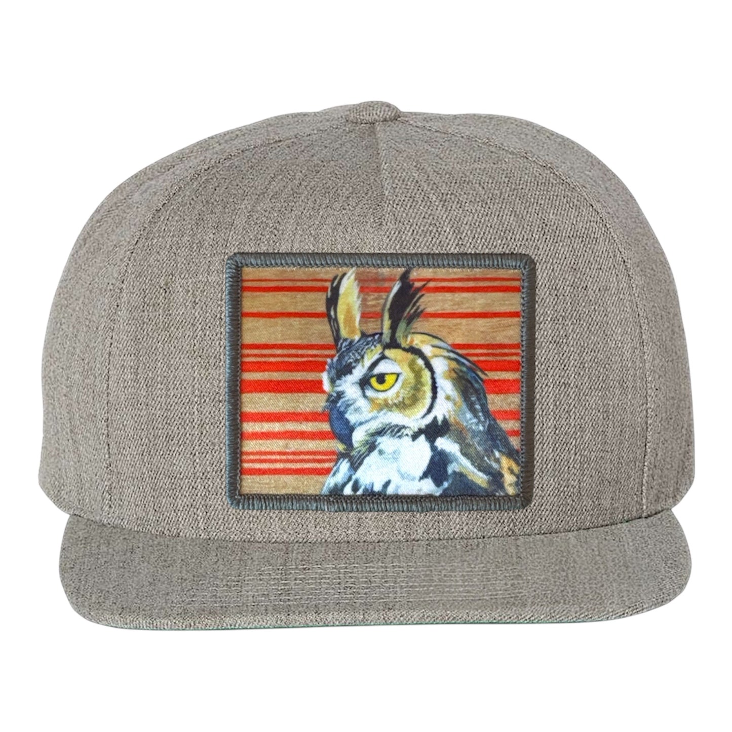 Heather Grey Snapback Hats Flyn Costello