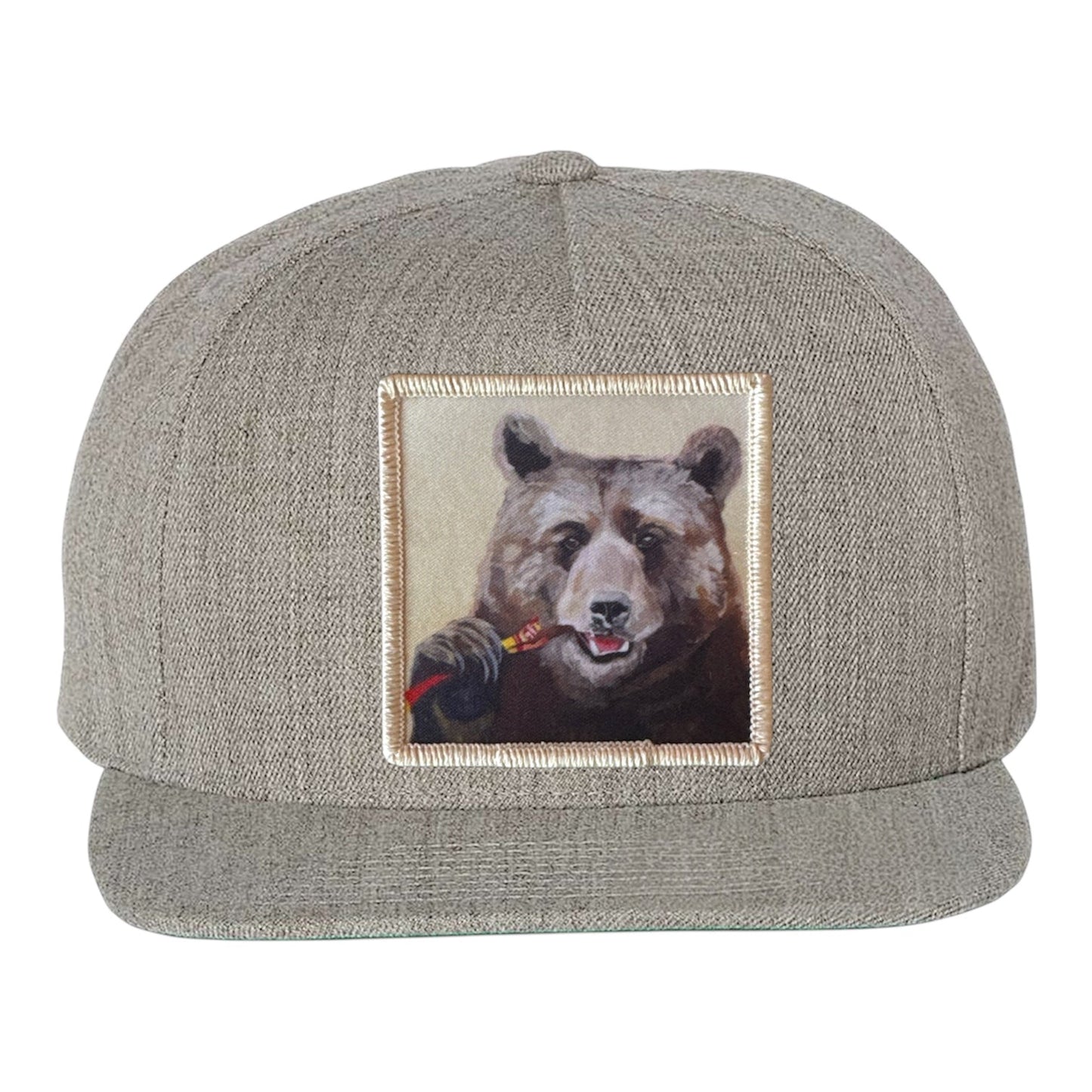 Slim Jim Snapback Cap Hats FlynHats Heather Grey