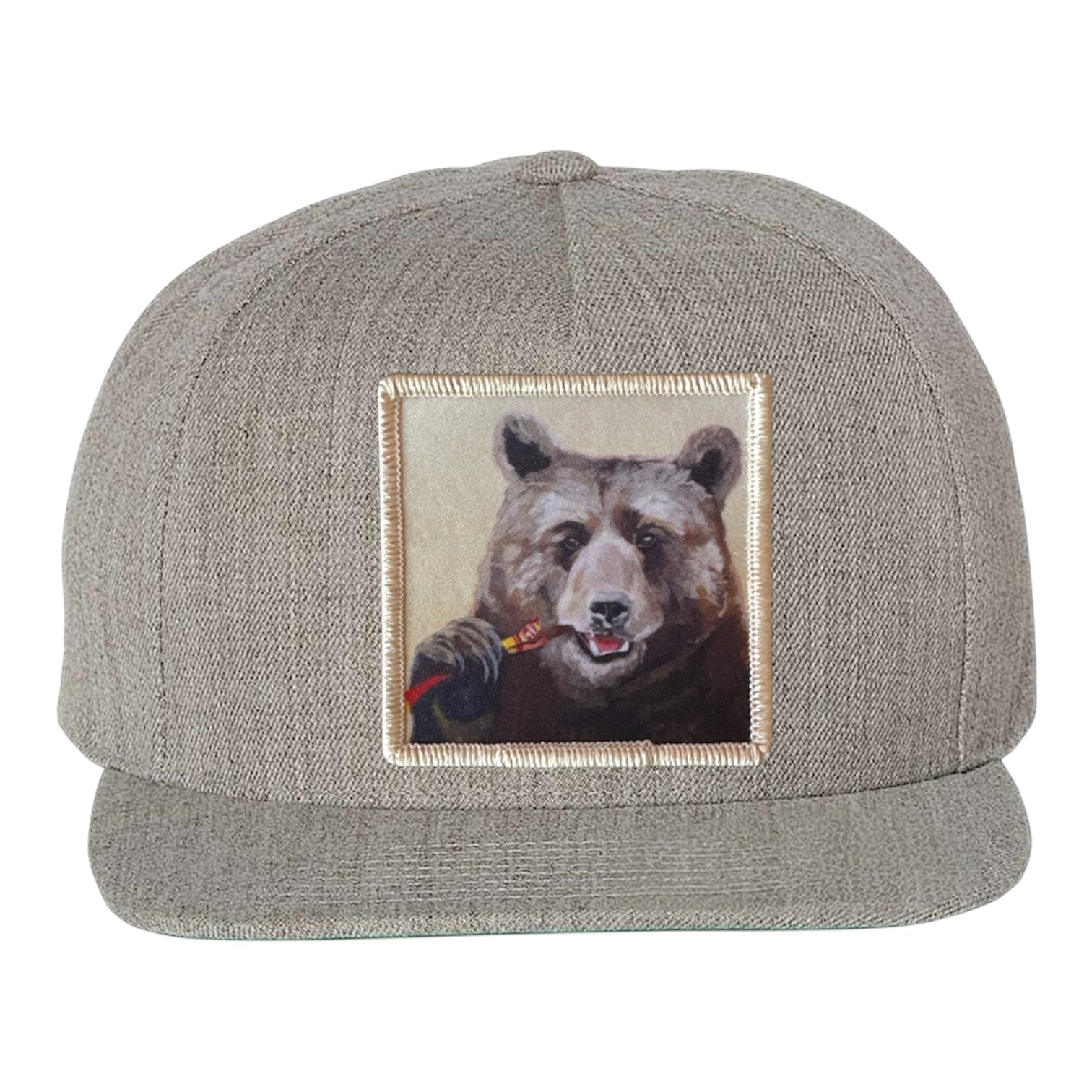 Slim Jim Snapback Cap Hats FlynHats Heather Grey