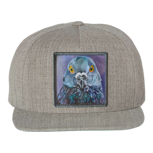 Heather Grey Snapback Hats Flyn Costello City Bird